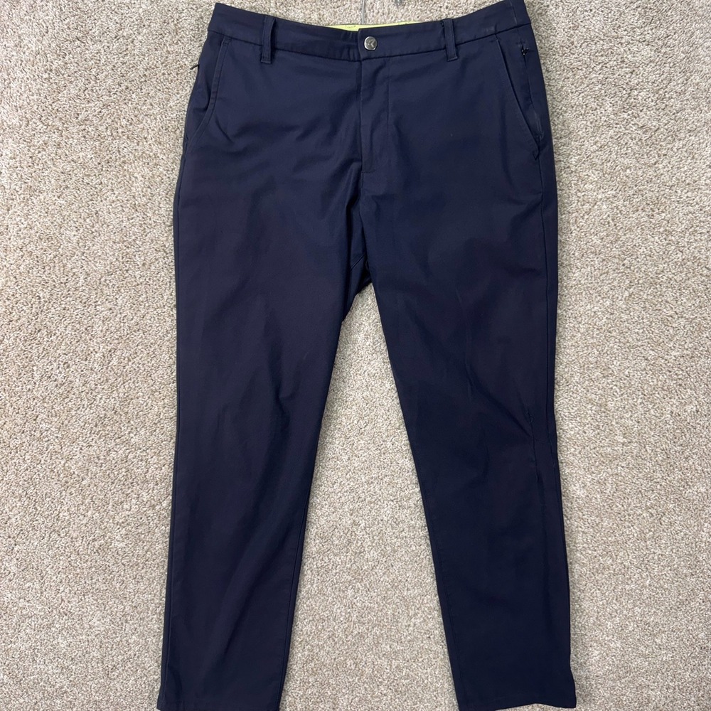 Birddogs Pants Mens 32x30 Lined Chino Navy Blue Stretch Athletic EUC